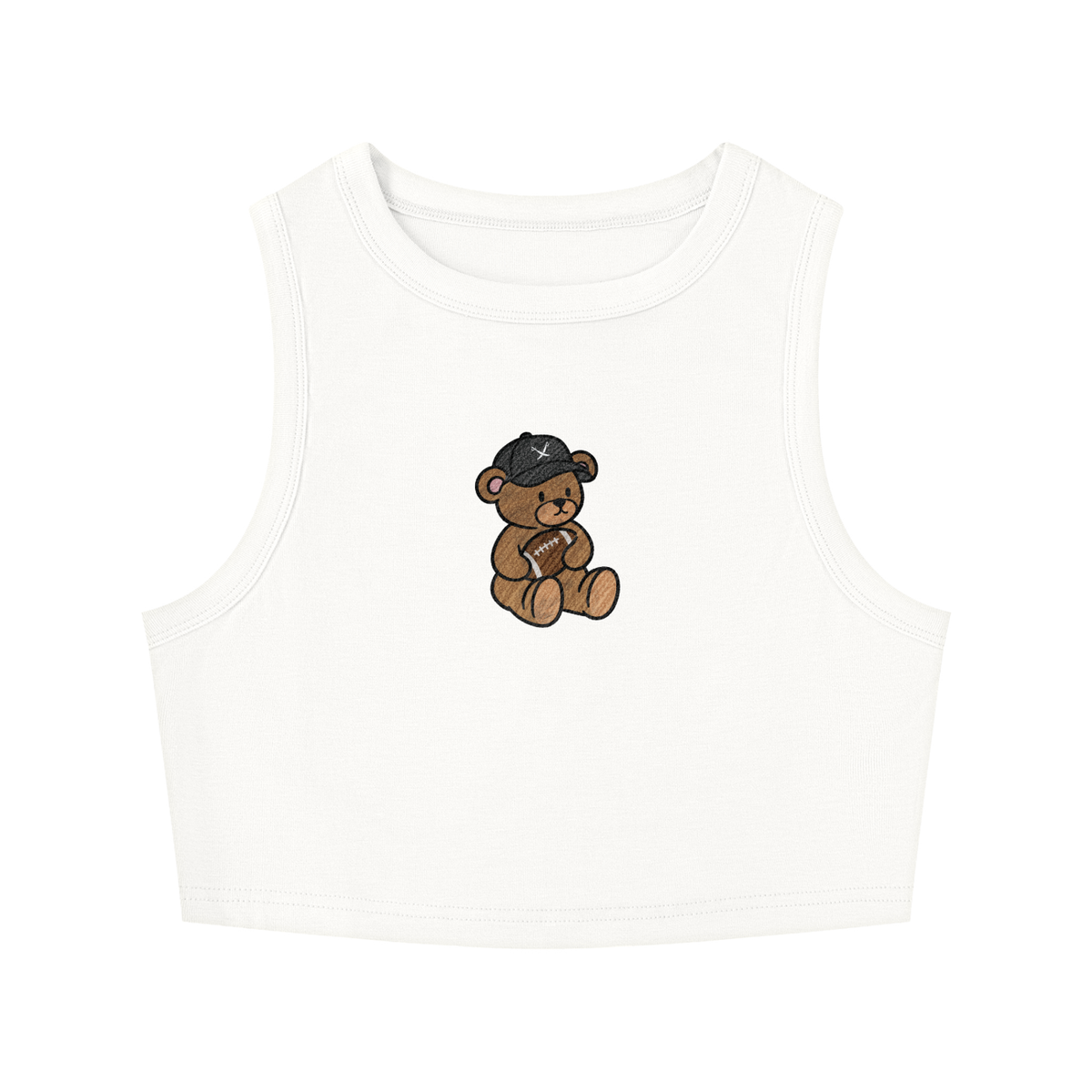 BLACK CAP BEAR TANK