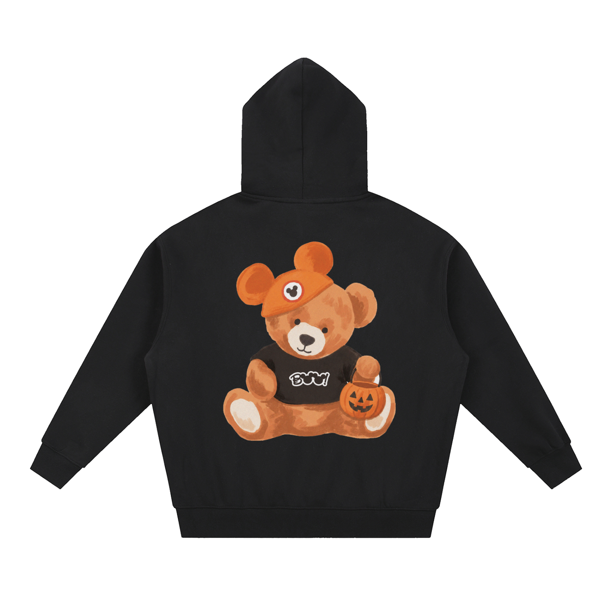 BOO BEAR ZIP (AVAILABLE IN BLACK)