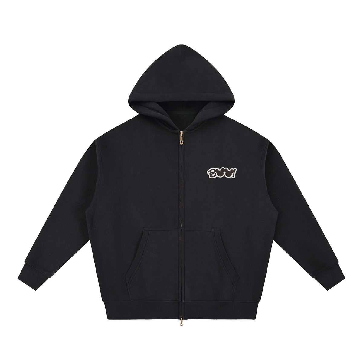 BOO BEAR ZIP (AVAILABLE IN BLACK)