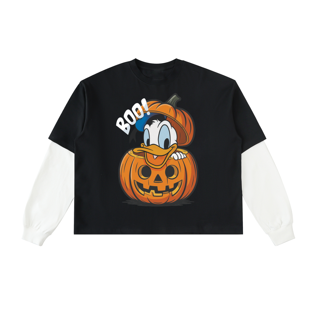DONALD PUMPKIN LAYERED LONG SLEEVE