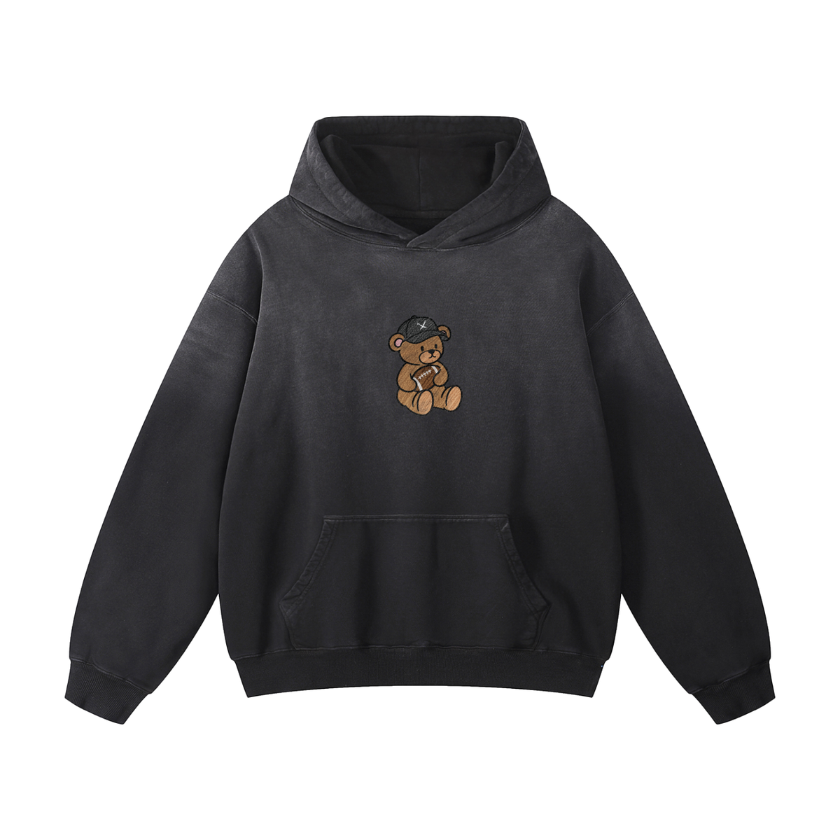 BLACK AND SILVER TEAM TEDDY