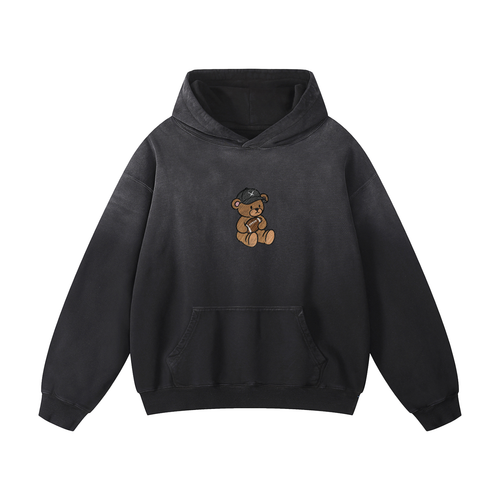 BLACK AND SILVER TEAM TEDDY