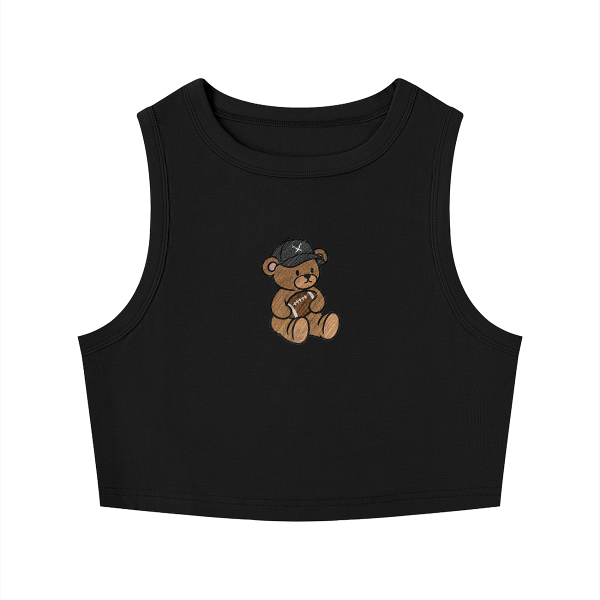 BLACK CAP BEAR TANK