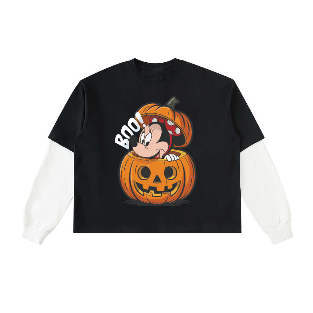 PUMPKIN MINNE LAYERED LONG SLEEVE